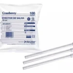 EYECTOR DE SALIVA TRANSPARENTE BOLSA DE 100 U