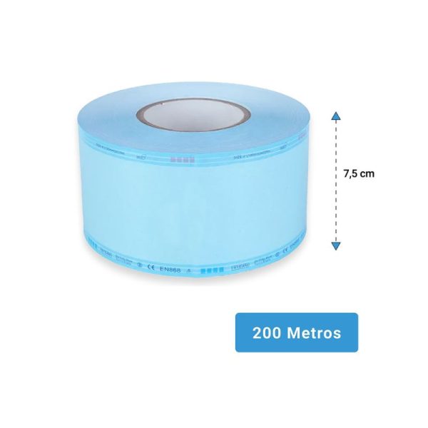 MANGAS PARA ESTERILIZAR ROLLO DE 7,5X200